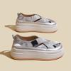Baotou hollowed-out outer sandals women's 2025 summer new woven popular fashionable versatile platform casual sandals