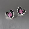 Fashion Drop Oil Bowknot Heart Ear Bone Clip Earrings for Women Metal Love Without Ear Hole Ear Cuff Non Piercing Jewelry