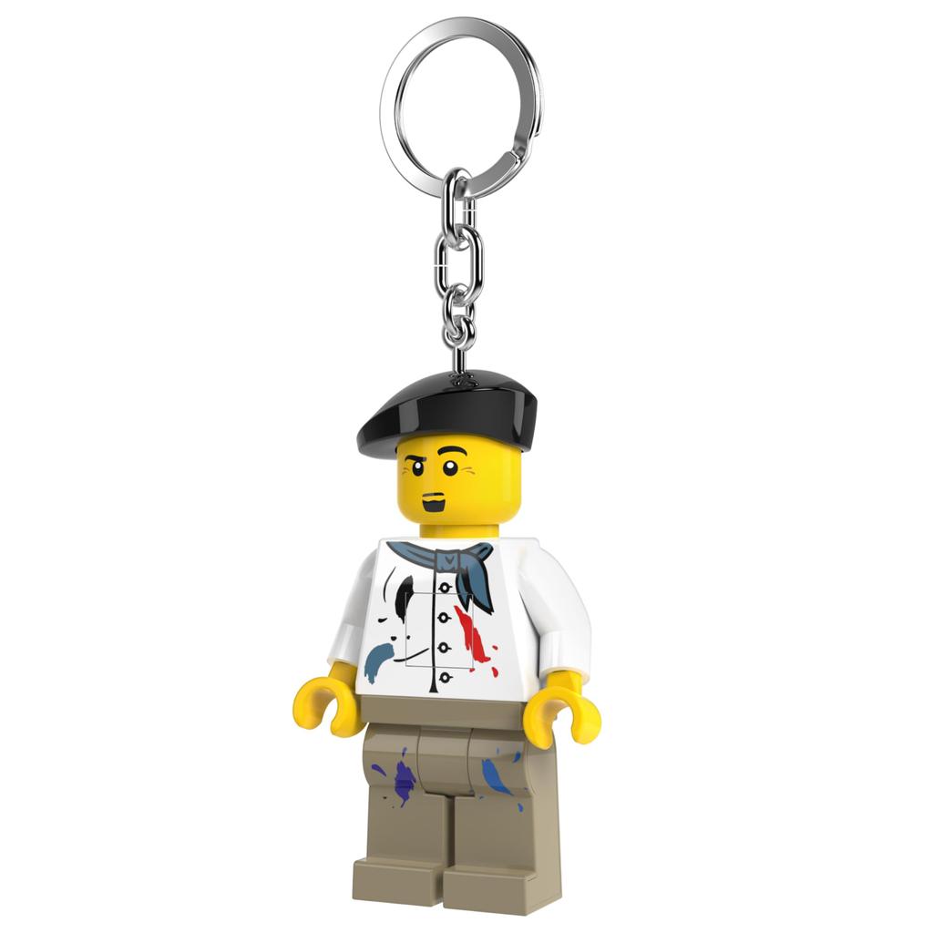 IQ Iconic Artist Key Light Keychain LED Keychain Light Block Toy Doll Movable Mini Figure