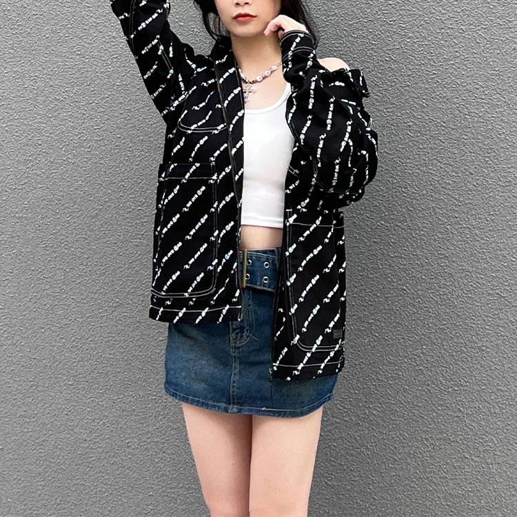 Li Ning X Wade Artist Collaboration Breathable All-Over Print Long Sleeve Shirt Men Shirts Black AFDS057-1K