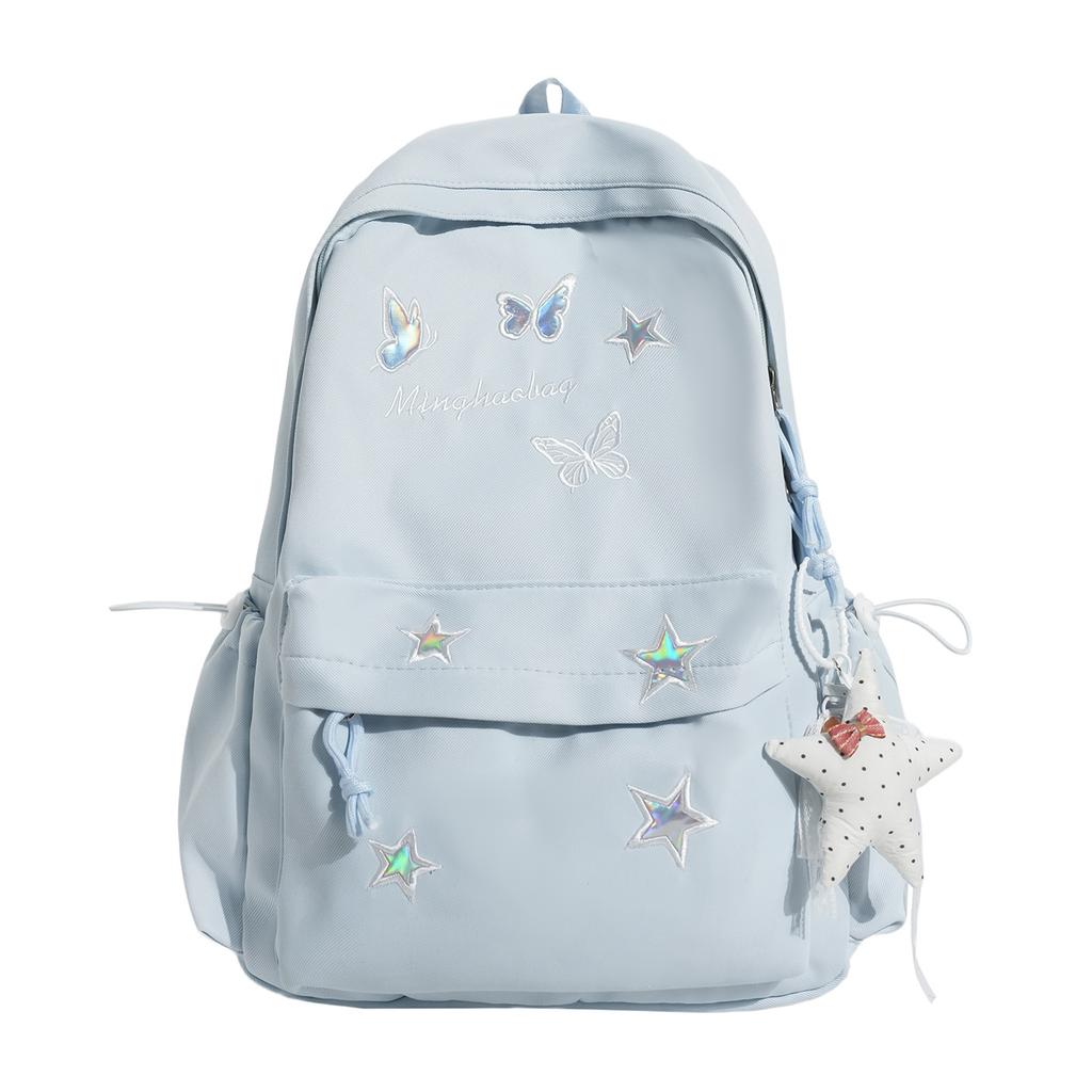 Schoolbag wholesale new Japanese ins schoolbag girls junior high school simple versatile girls college backpack lightweight backpack