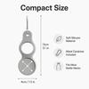 Outdoor Silikon Flaschen Schnalle Karabiner Wasserflaschenhalter Clip, Tragbarer Getränkeflaschen Aufhänger für Rucksack Camping Wandern Radfahren Reisen
