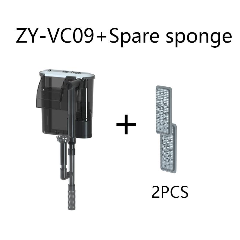 110V 220V Aquarium Filter Wall-mounted Fish Tank Filter External Grass Tank Filter Water Flow Adjustable Suitable for 30-80CM