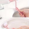 1pc V-Shaped Toilet Brush for Bedroom, Bathroom, Toilet, Kitchen, Dead-end Cleaning Brush, Wall Mounted Manual Cleaning Brush