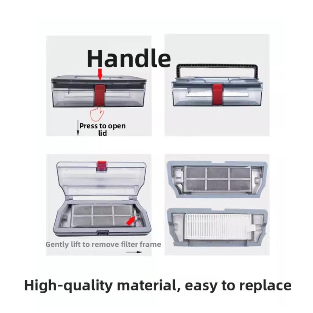 Dust Box For Ecovacs For Deebot N9+, Replacement Accessory For Vacuum Cleaner, Gray, 1 Piece Compatible For N9+ Robot