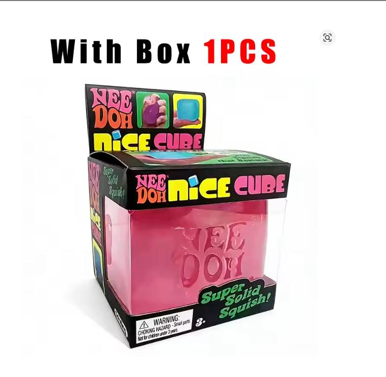 

NeeDOH Model Soft Squishy Toy Nice Cube Sensory Stress Reliever Fidget Tool for Anxiety for Adults & Kids Premium in Stock