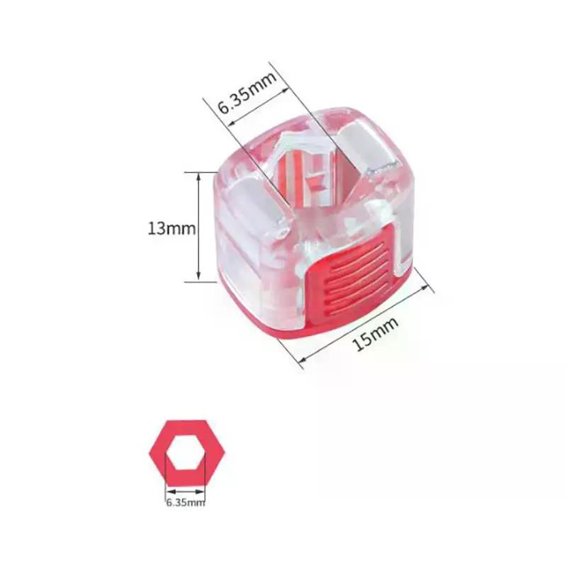 3PCS Screwdriver Bit Powerful Magnetizer Universal 1/4" Hex Drill Magnetic Ring Screw Holder Magnetic Coil Repair Hand Tools