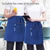 Waitress Aprons with 3Pocket Waist Aprons Commercial Waiter Half Apron with Extra Long Straps for Restaurant Server Work