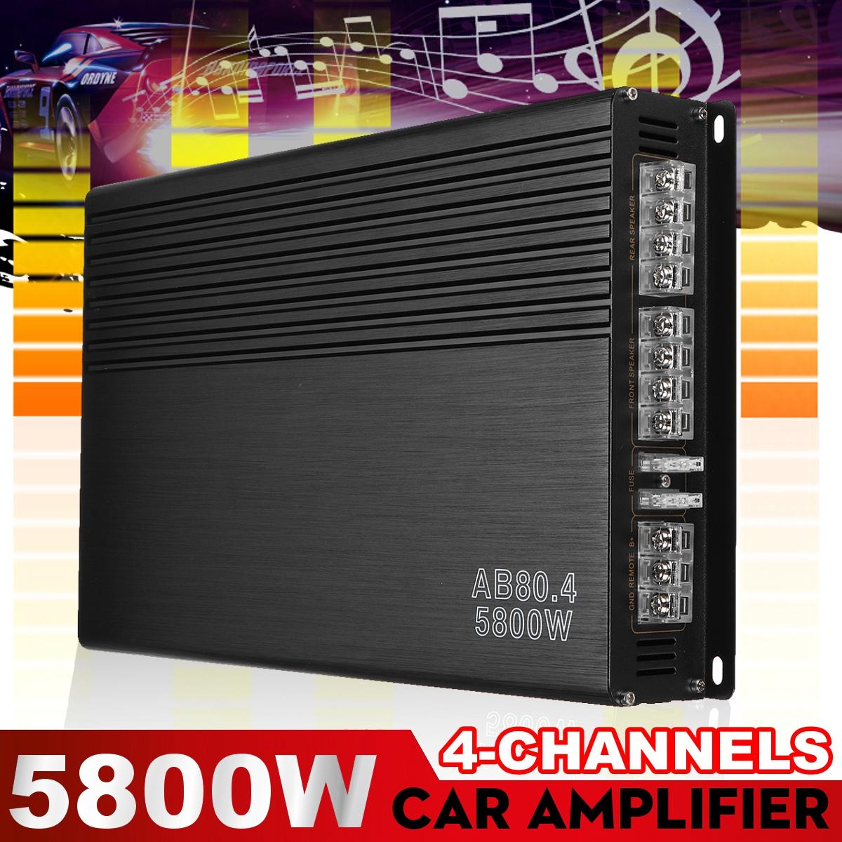 Suuonee Auto Audioverstärker, 5800W 12V Hochleistu Produktbild-Vorschau 7