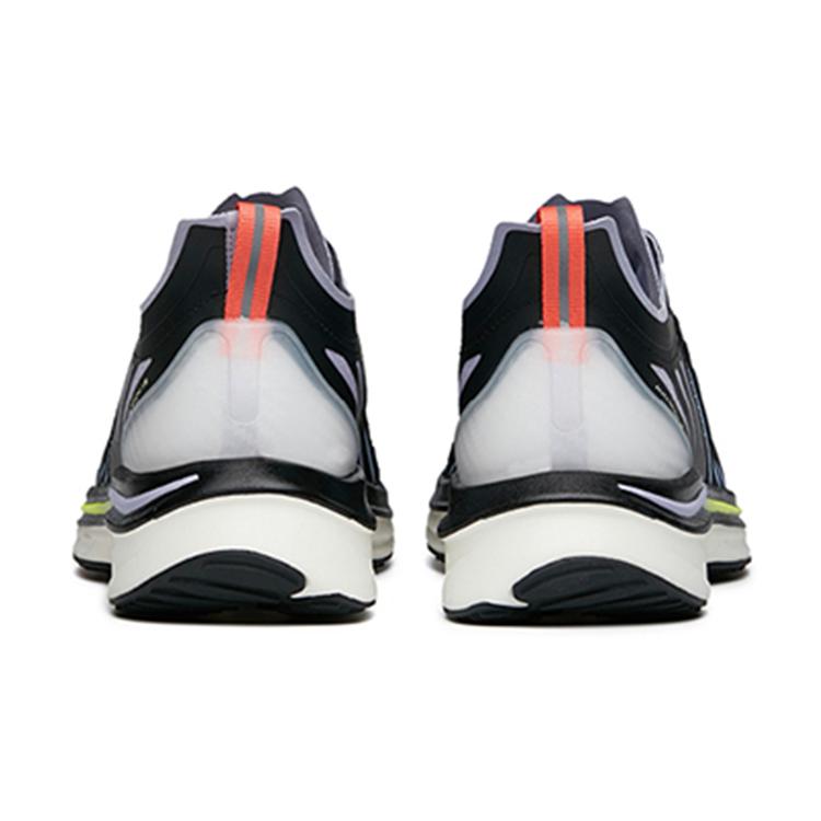 Anta MACH 1.0 Cushioning Slip Resistant Abrasion Resistant Low top Running Shoes Women's Black Purple White 122135562-1