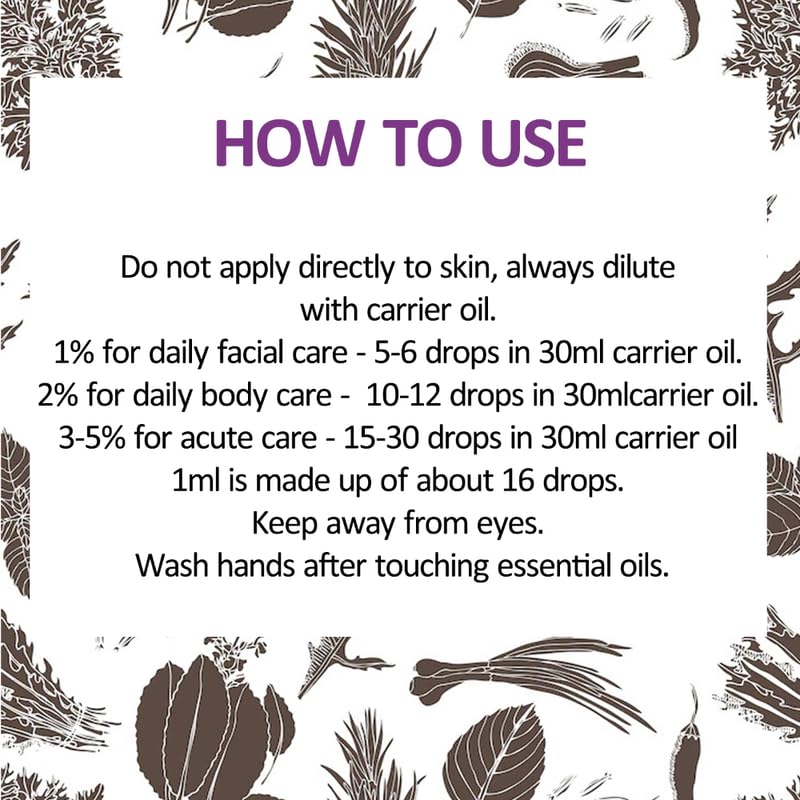 Greenwood Essential Clary Sage Essential Oil (Salvia sclarea) Pure | Non-Sticky | Non-greasy | Lightweight | Men & Women | All Skin Types | Steam