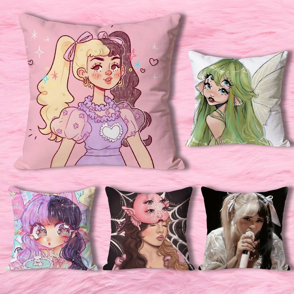 M-Melanie Singer M-Martinez Anime Celebrity Merchandise All-Match Printed Pillow Case Sofa Car Office Room Decoration Protector