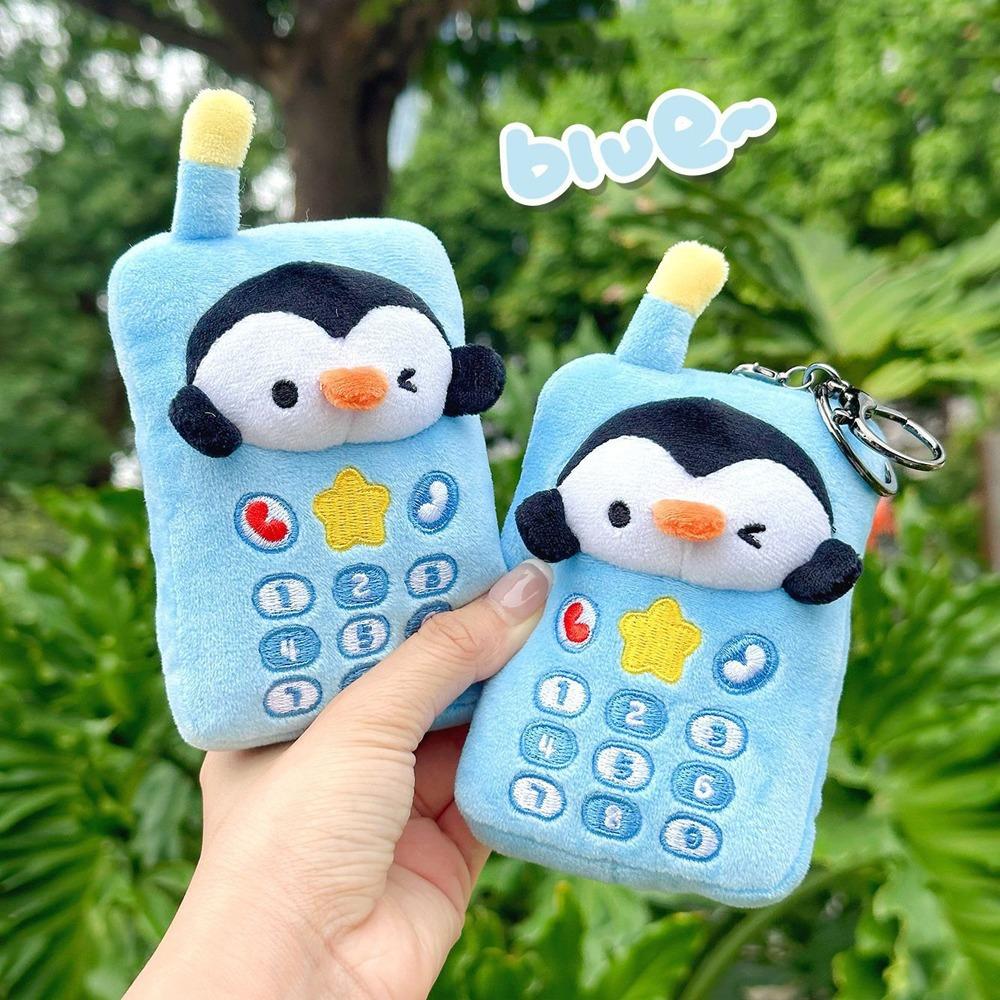 Stuffed Animal Phone Pingu Doll Pendant Funny Stuffed Penguin Toy  Couple Gift