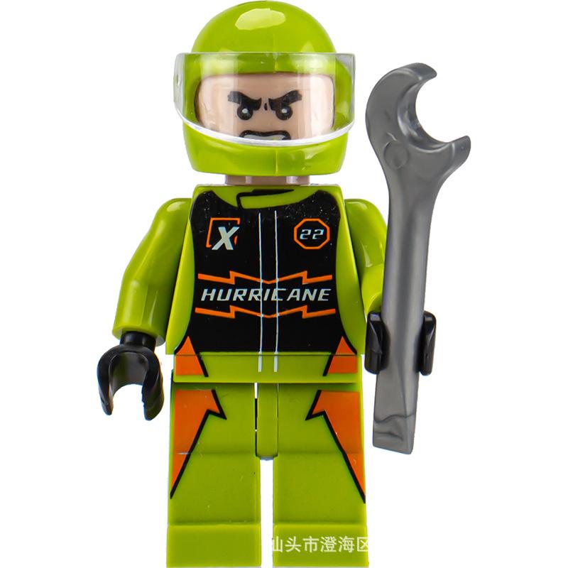 Ninja Warrior Superhero Doll With Weapon Single Building Block Assembly Toy