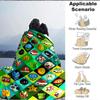 1pc Mario Flannel Blanket, Soft Skin Friendly with Digital Printing, Various Sizes Available for Family, Friends, Birthday
