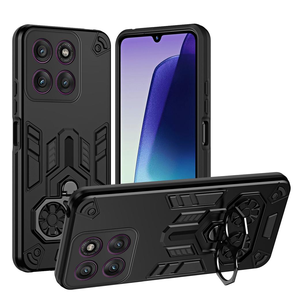 Case for Motorola Moto Edge 60 Pro Fusion Stylus 50 Neo Protective Cover Shockproof Armor Metal Ring Kickstand Fundas Coque