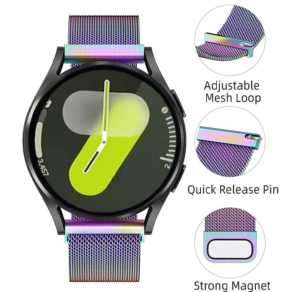 22mm 20mm Milanese Metal Strap for Amazfit GTR 4/Balance 2 Samsung Watch 7 6 5 4 Active Bracelet for Huawei Watch 5/GT5/GT6 46mm