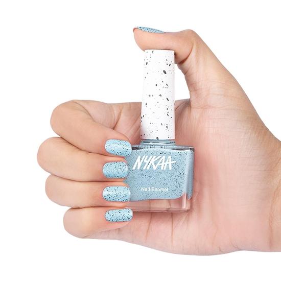 Nykaa Peppermint Crackle Nail Enamel (9ml) - Green, Crackle Finish