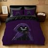 Raven Teen Titans Pattern Bedding uilt Set uilt Cover Pillowcase Home Decoration Birthday Gift (1 * duvet cover + 2 * pillowcase without core)
