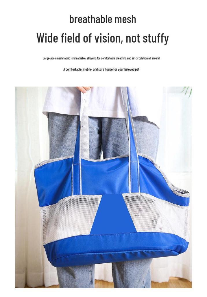 Portable Single Shoulder Pet Carrier Bag for Cats and Dogs