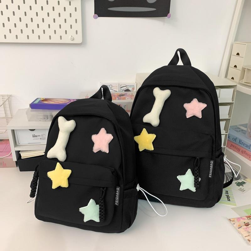 schoolbag schoolbag girls junior high school high school students simple popular backpack lightweight college style girl backpack