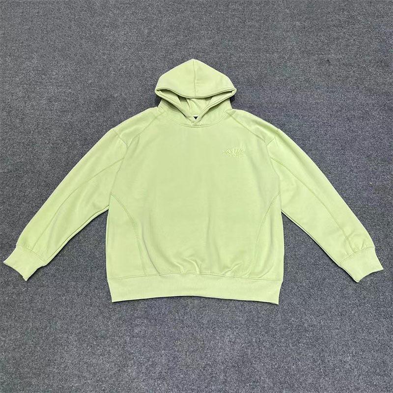 Syna Hip Hop Haftowany Zestaw Bluza i Szorty - Unisex Aksamitny Streetwear