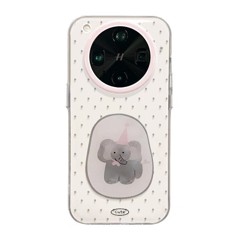 Applicable To Oppofindx1spro Mobile Phone Case, Advanced Sensor Belt Bracket, Female X1ultra Star Soft Cute Elephant