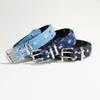 Punk Style Star Double-Breasted Eyelet Belt for Women - Korean Fashion Decorative Jeans Belt