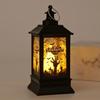Witch Skull Castle LED Pumpkin Lantern Retro Halloween Wind Lantern  Party Supplies