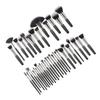 40 Stück Make-up Pinsel Set für Lidschatten Concealer Foundation Lippen Weicher Holzgriff Kosmetikpinsel