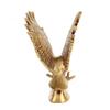 XOMARK Brass Flying Eagle Statue Hawk Sculpture Feng Shui Decorative Handmade Wild Bird Garuda Statue for Home