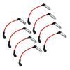 8pcs 10.2mm0.40in Spark Plug Wire Set 48322R Ignition Cable Replacement for Avalanche Corvette
