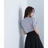 Natural Beauty Basic Puff Sleeve Jeweled Knit Gray Women's Sweater,