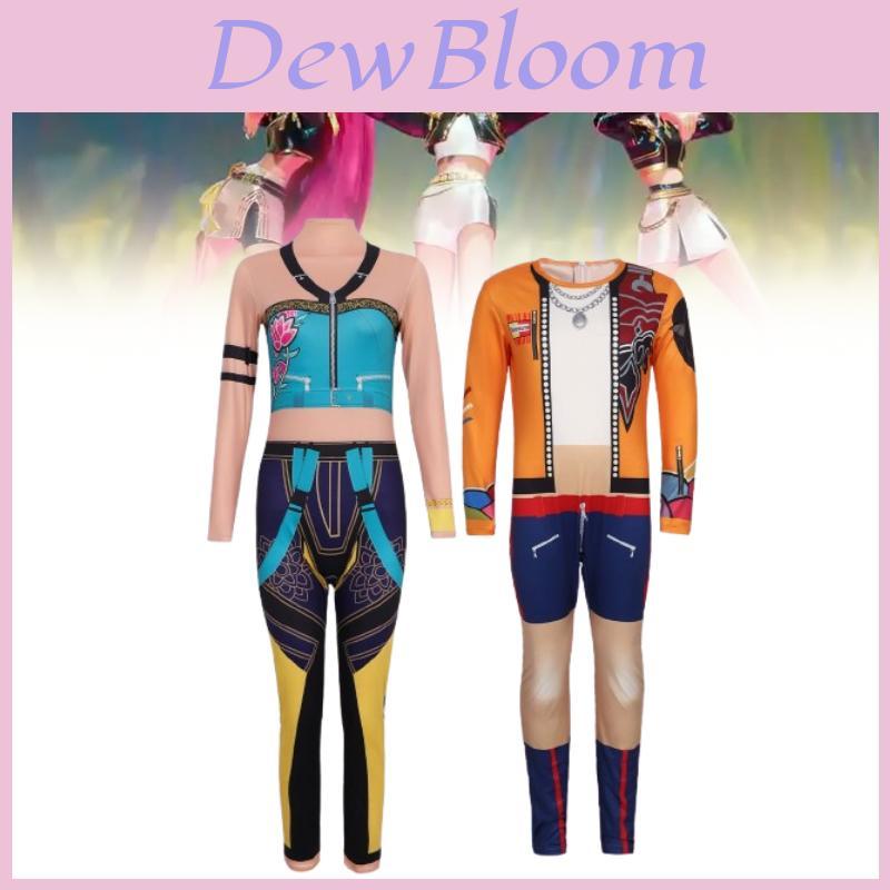 Cosplay Kpop Demon Hunters Zoey Rumi Cu Material din Mătase de Lapte Pentru Joc Anime Role Play