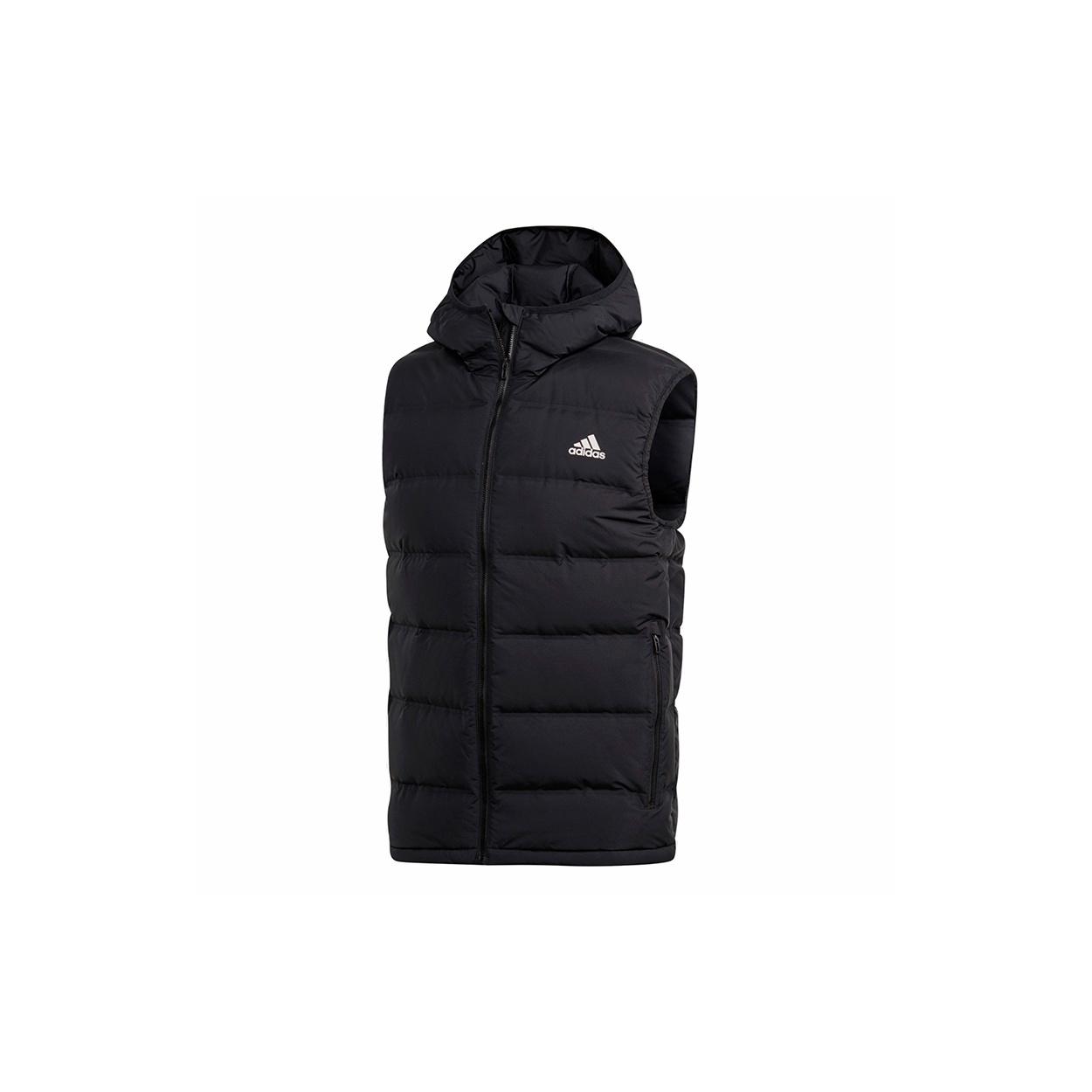 adidas Helionic Hooded Down Vest Men Black Men s BQ2006 S