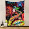 Rock Band GGuns NN RRoses Cartoon Tapestry Art Science Fiction Room Home Decor Wall Hanging Sheets