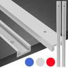 2PCS Woodworking T-Track Rails, 19/30 Type Aluminum Miter Slot Tracks for Sliding Jigs and Router Table Fence Systems