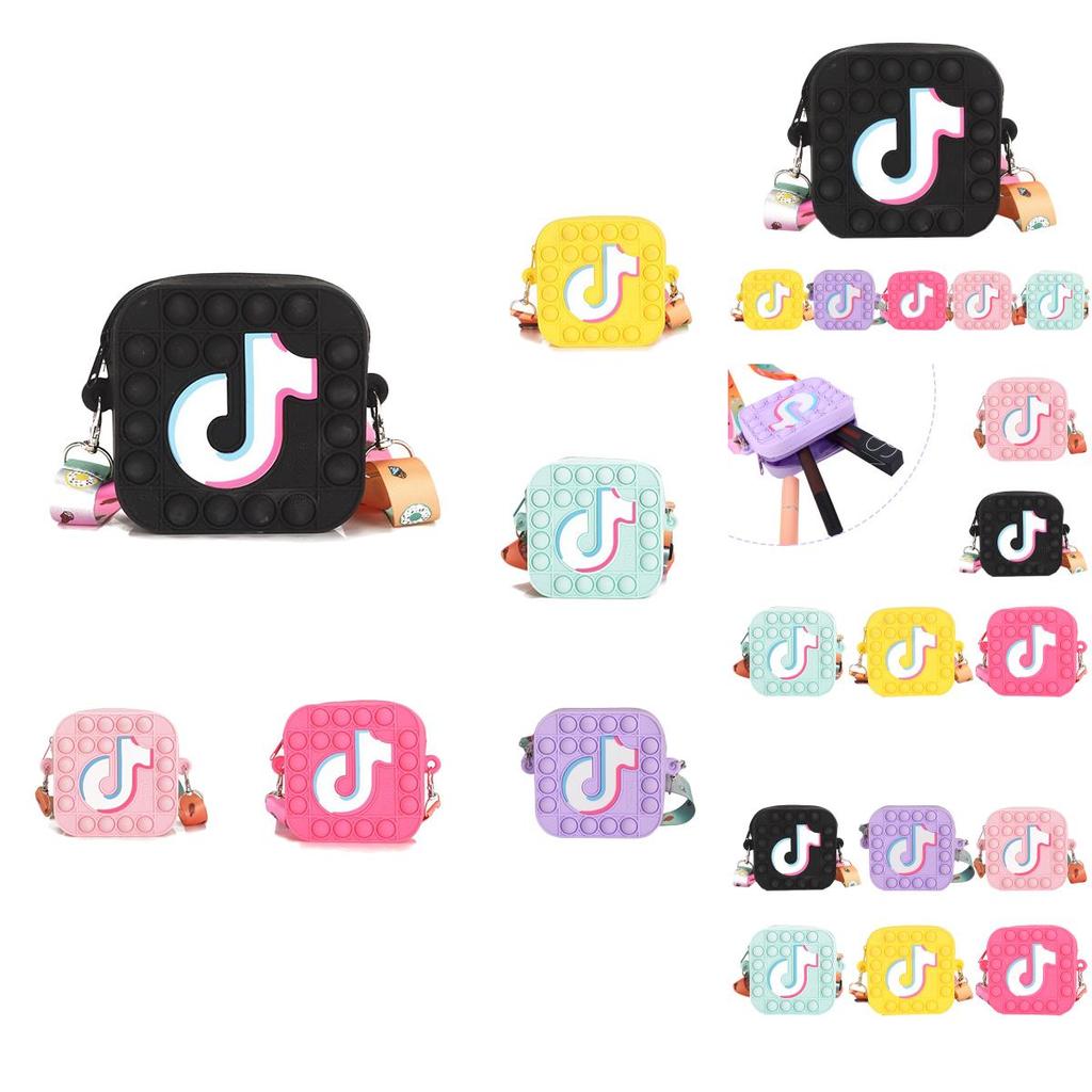 Pop Bubble Push Coin Bag Sensory Toy It Stress Relief  Autism