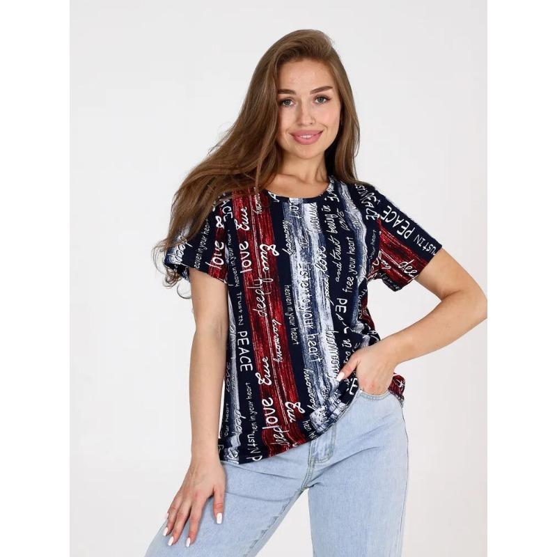 Damen T-Shirt Unregelmäßiger Geometrischer Druck Kurzärmelig Mode Lässig Oversize Kurzarm Damen Sommer T-Shirts Tops Kleidung