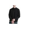 UNIQLO Solid Color High Neck Loose Fit Long Sleeve Knit Sweater Men sweater Black 460946-09