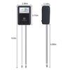 3 in 1 Soil PH Meter Farm Garden Fertility Tester Acidity Soil Moisture Test Detector for Indoor Planting, Potted Plants, Lawn