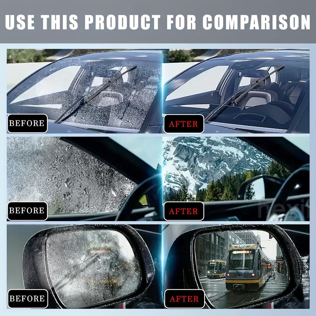Anti-Beschlag-Spray für Autoglas & Spiegel – Langanhaltender Entfroster für Windschutzscheibe, Helmvisier, Badezimmerspiegel, Brillen (100ml)