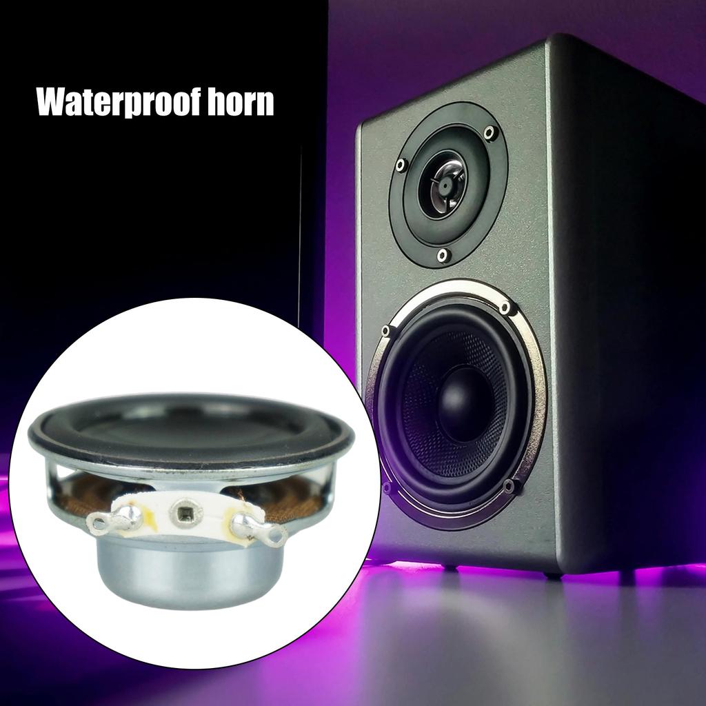 2Pcs 40mm 4Ohm 5W Full Ranges Speaker Stereo Woofer Loudspeaker Round Shape Replacement Loudspeaker Magnetic Speaker