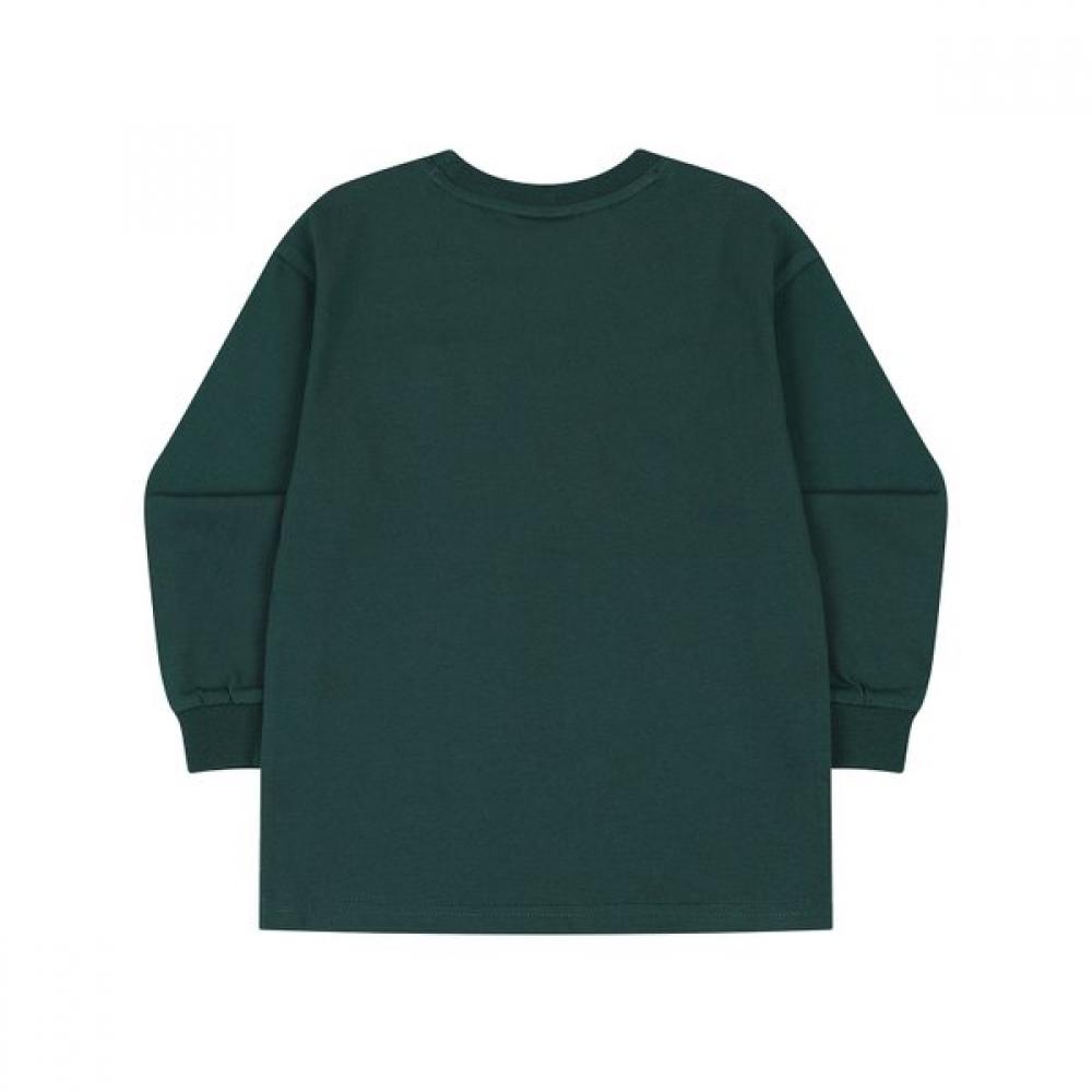 Kangol Kids Long Sleeve T shirT Green Rc 0005