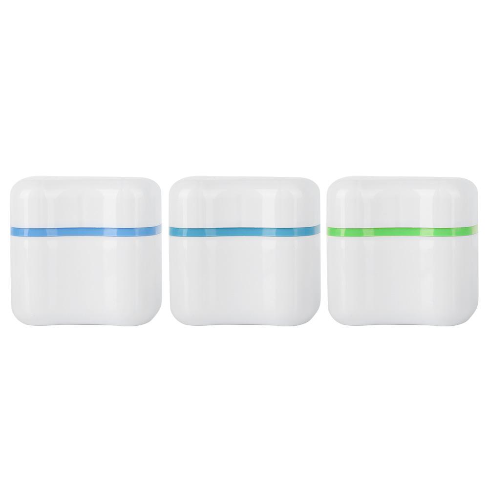 3 Colors Denture False Teeth Storage Box Case With Filter Screen Dental Appliance