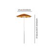 Plant Umbrella Lightweight Convenient Versatile Sun Protection Adjustable for Backyard Garden Beds Indoor Yard Potted Plants