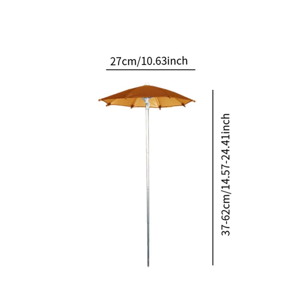 Plant Umbrella Lightweight Convenient Versatile Sun Protection Adjustable for Backyard Garden Beds Indoor Yard Potted Plants