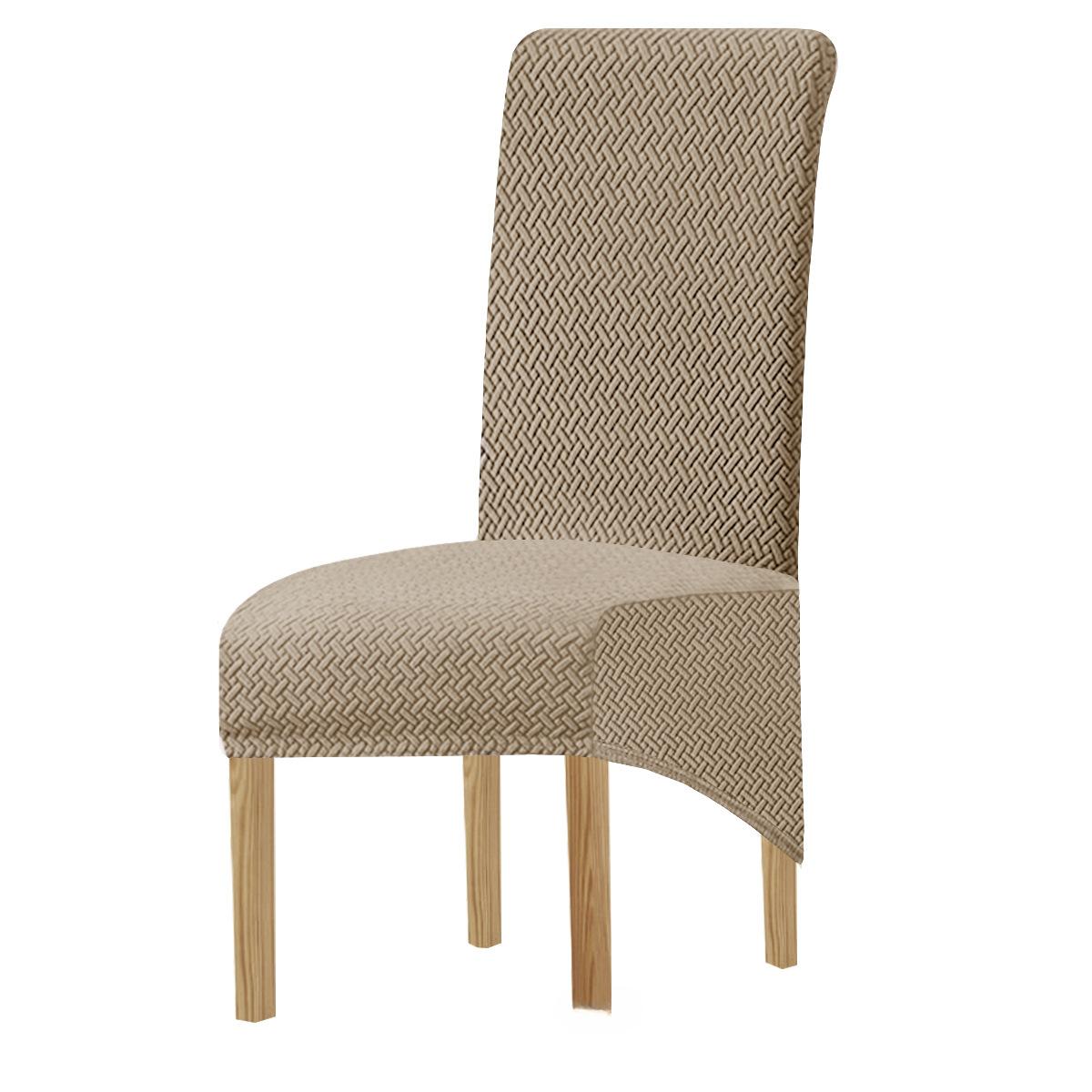 

Большие чехлы на стулья, Универсальные чехлы на стулья, Бытовые чехлы для обеденного стола и стульев, Чехлы для банкетных стульев в отеле 1PC песочный