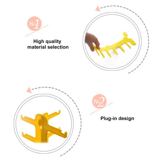 Brillenständer, 4 Sonnenbrillen-Organizer, stabil, bruchsicher, tragbar, Brillenständer, einfach zu montieren, zur Aufbewahrung von Brillen und Sonnenbrillen