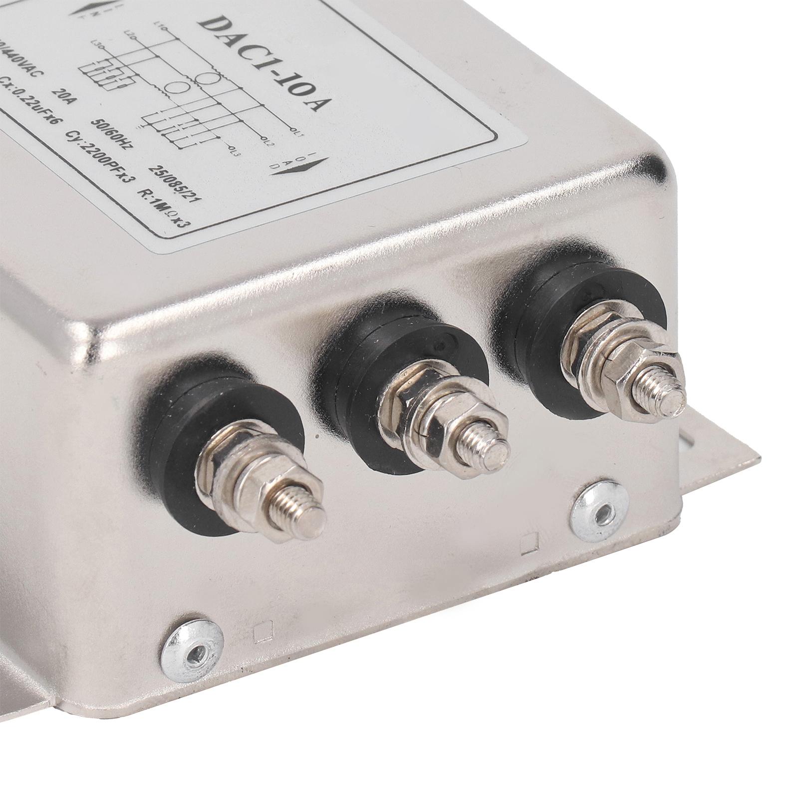 

Фільтр електромагнітних перешкод, зменшення шуму, 3 фази, 3 дроти, джерело живлення, фільтр електромагнітних перешкод, AC250V 440V